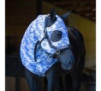 Jeffers Expression - Capucha de licra para caballo, completa - Cubierta elástica de elastano para preparación previa al espectáculo, aseo o uso estable - Protección segura y cómoda contra el polvo