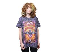 Jefferson Airplane Camiseta oficial de San Francisco unisex Tie Dye Purple, morado, S