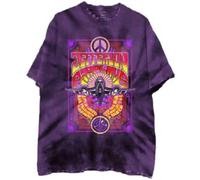 Jefferson Airplane T-shirt Live in San Francisco Oficial Unisex Tie Dye Purple XXL