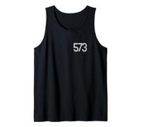 Jefferson City Missouri 573 Código de Área Local Resident America Camiseta sin Mangas