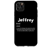 Jeffery Definición del Nombre para Amigos llamados Jeff Carcasa para iPhone 11 Pro MAX
