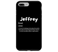 Jeffery Definición del Nombre para Amigos llamados Jeff Carcasa para iPhone 7 Plus/8 Plus