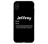 Jeffery Definición del Nombre para Amigos llamados Jeff Carcasa para iPhone XS MAX