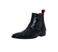 Jeffery West Hombre Botas Chelsea De Piel Con Alas, Blue Sunset, 42 EU
