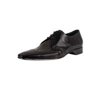 Jeffery West de los hombres Zapatos derby de cuero, Negro