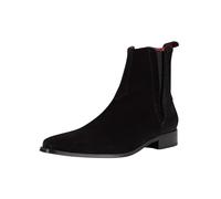 Jeffery West Hombre Botas De Gamuza, Black, 42 EU