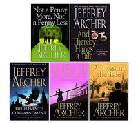 Jeffrey Archer - Juego de colección de 5 libros (And Thereby Hangs A Tale, Shall We Tell the President?, A Twist in the Tale, Not A Penny More Not A Penny Less, The Undécimo Mandamiento)