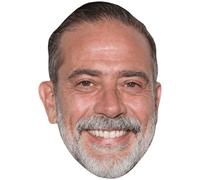 Jeffrey Dean Morgan (Smile) Big Head. Máscara más grande que la vida.