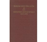 Jeffrey H. Denton Coventry & Lichfield 1215-1256 (Tapa dura)