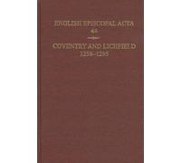Jeffrey H. Denton Coventry & Lichfield 1258-1295 (Tapa dura)