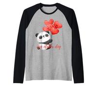 Jeg Elsker Dig Danés Día de San Valentín Romántico Gráfico Camiseta Manga Raglan