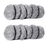 Jegehoyo 12 unidades limpiador de ventanas paño Weeper Partes de aspirador robot aspirador húmedo para HUTT DDC55 C6 robot limpiador de ventanas