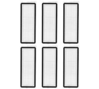 Jegehoyo 6 filtros HEPA de repuesto para robot aspirador Roborock Q revo S5V/Q Revo MaxV/Q Revo Pro/Qrevo Curve/Qrevo Edge/QV 35A/QV 35S Accesorios