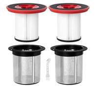 Jegehoyo Filtros para Bosch Unlimited 7 Series Robot Aspirador, para modelos BKS711XXL / BBS711W / BBS712A / BCS711GB / BKS711MALL (2 Filtros, 2 prefiltros de acero inoxidable, 1 Cepillo de limpieza)