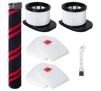 Jegehoyo Juego de accesorios de cepillo de rodillos para aspiradora Shark IZ400UK IZ400UKT IZ400UKTBK IZ400UKTSB IZ420UK IZ420UKT, 1 RollerBrush, 2 filtros HEPA, 2 filtros de espuma y fieltro