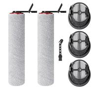 Jegehoyo Rodillo de cepillo de repuesto y Filtros HEPA para Mova M50 Ultra / X4 Pro / X4 Plus Aspirador, 2 Rodillo de cepillo, 3 Filtros HEPA, 1 Cepillo de limpieza