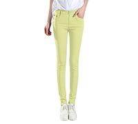 Jeggings Fit Push Up Mujer Chic Baratos a la Modelo Jogging Yoga Vintage Chic Jeans Ultra Cómodos, Vaqueros Ajustados, menta verde., M