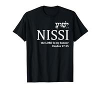 Jehová Nissi Yeshua Camisa Cristiana Camisas Hombres Jesús Regalos Camiseta