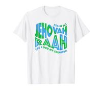 Jehová Raah El Señor Mi Pastor Nombres Hebreos De Dios Camiseta gráfica económica, Hombre, Blanco, XL