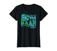 Jehová Raah El Señor Mi Pastor Nombres Hebreos De Dios Camiseta gráfica económica, Mujer, Negro, S