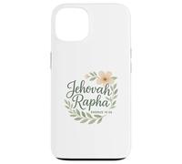 Jehová Rapha Cristiano Floral Biblia Verso Éxodo 15:26 Carcasa para iPhone 13