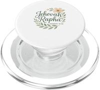 Jehová Rapha Cristiano Floral Biblia Verso Éxodo 15:26 PopSockets PopGrip para MagSafe