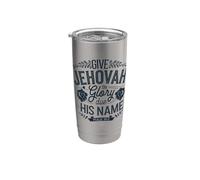 Jehovahs Witness 2025 Year Text Give Jehovah Glory JW ORG JW Vaso térmico de acero inoxidable de doble pared