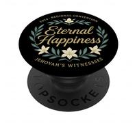 Jehovah's Witness 2026 Convention Eternal Happiness JW ORG PopSockets PopGrip Adhesivo
