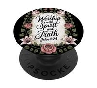 Jehovah's Witness Worship With Spirit and Truth JW ORG PopSockets PopGrip Adhesivo