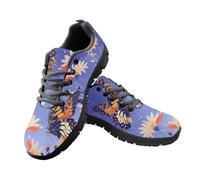 Jeiento Butterfly Shoes - Zapatillas deportivas para mujer, con cordones, cómodas, de malla, tenis, mariposa, 44 EU