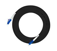 Jeirdus 3M LC a LC al aire libre acorazado Simplex 9/125 SM Cable de fibra óptica Puente Óptico Patch Cord Monomodo 3Meters 10ft LC-LC