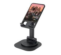 JEJEA Soporte giratorio para teléfono móvil con estampado de palmeras de Los Ángeles, para escritorio, soporte ajustable para teléfono, para todos los teléfonos