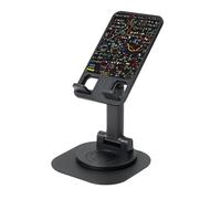 JEJEA Soporte giratorio para teléfono móvil con impresión de fórmula matemática, soporte para teléfono móvil para escritorio, soporte ajustable para teléfono, para todos los teléfonos