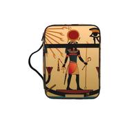 JEJEA Sun Old Egyptian Timeless Grace - Funda grande para la Biblia para mujer, bolsa de almacenamiento de Biblia con bolsillo con cremallera y asa