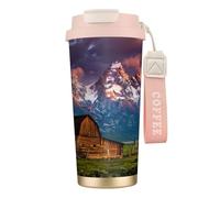 JEJEA Tazas aisladas de acero inoxidable con estampado de Parque Nacional, tazas de café de doble pared, taza de viaje de café para oficina en casa