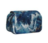 JEJEA Within The Tides - Estuche para lápices, maquillaje, organizador multiusos para adolescentes, Black, Talla única, Neceser