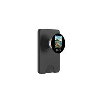 Jeju Corea del Sur Isla Costera Vintage Viajes Obra de Arte PopSockets PopWallet para MagSafe