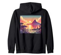 Jeju Do Island Atardecer Corea Aventura Escena Sudadera con Capucha