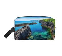 Jeju Island - Bolsa organizadora de viaje con estampado de Corea, bolsa de aseo para hombres y mujeres, para viajes, gimnasio, diario