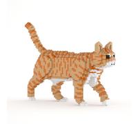 JEKCA, Cat 03S-M01B, Bloques de construcción de plástico, a Partir de 14 años, Gato atigrado