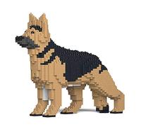 JEKCA | German Shepherd 01S-M01 - Kit de Ladrillos de construcción, esculturas en Bloques para Construir, Kit de colección, Idea de Regalo