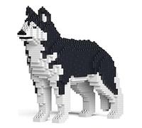JEKCA | Husky 01S-M01 - Kit de Ladrillos de construcción, esculturas en Bloques para Construir, Kit de colección, Idea Regalo