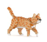 JEKCA Orange Tabby Cat Mini 01S | Bloques de construcción de plástico | A partir de 14 años