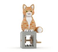 JEKCA Orange Tabby Cat | Serie Automata | Bloques de construcción de plástico para gatos | Edad 14+