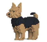 JEKCA Yorkshire Terrier 01S - Kit de ladrillos de construcción, esculturas en bloques para construir, kit de colección, perfecta idea de regalo