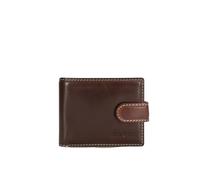 Jekyll and Hide Cartera Oxford para hombre, cuero de grano completo, monedero, ventana de identificación, forro de PET reciclado, múltiples ranuras para tarjetas, tamaño de viaje compacto, cartera