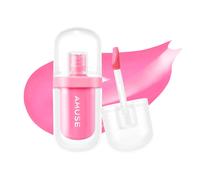 Amuse JEL-FIT TINT Tinte labial hidratante con textura gelatinosa de 12 horas de duración Vegano en tamaño práctico para viajar (04 LECHE DE ROSA)