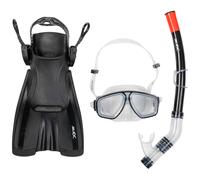 JELEX Set de Snorkel Deepsea Nuevo: Gafas Buceo, Tubo y Aletas