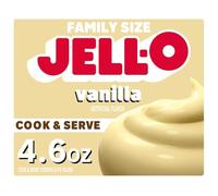 Jell-O Cook & Serve Pudding & Pie Filling, Vanilla, 4.6 oz
