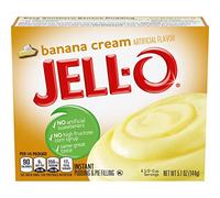 Jell-O Instant Pudding and Pie Filling, Banana Cream, 5.1-Ounce Boxes (Pack of 6)